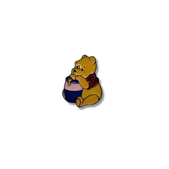 Disney Winnie-the-Pooh eating Honey Brooch/Pin - Picture 1 of 7